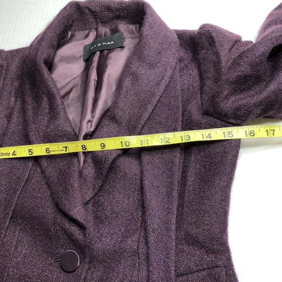 MICHAA By Glam Single Button Blazer Jacket Coat CU - Picture 4 of 6